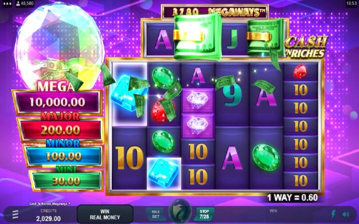 džoker-cashn riches megaways-online casino bonus-microgaming