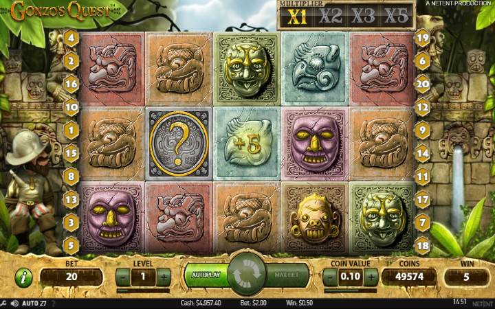 Džoker-online casino bonus-gonzos quest-NetEnt