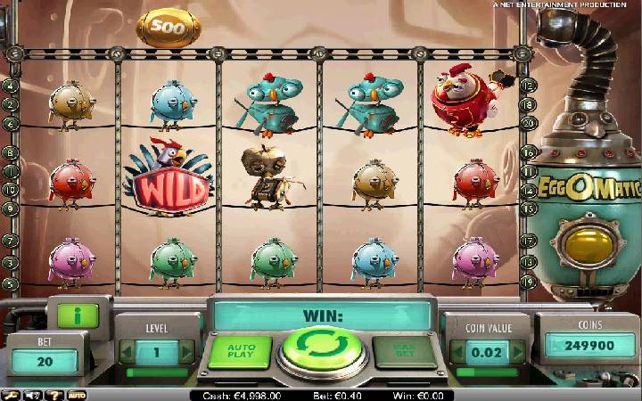 Eggomatic Online Casino Bonus