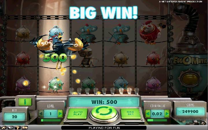 Eggomatic Online Casino Bonus