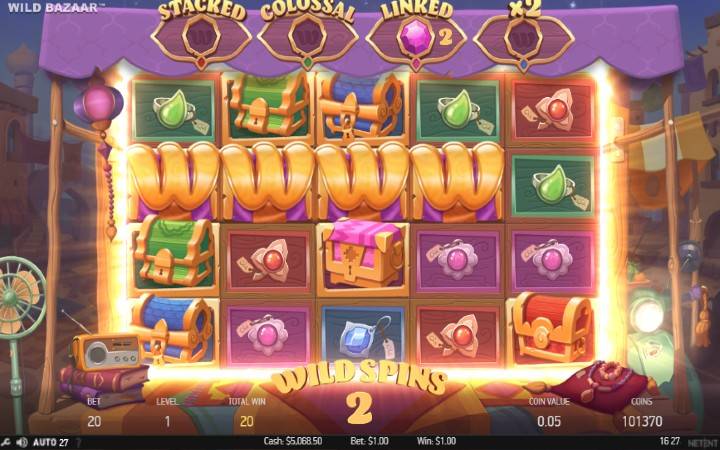 linked wilds-online casino bonus-netent-wild bazaar