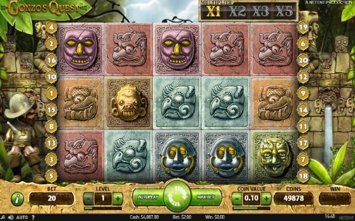 Gonzos Quest-NetEnt-online casino bonus