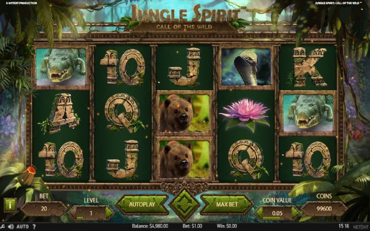 Jungle Spirit Call of the Wild-online casino bonus-NetEnt
