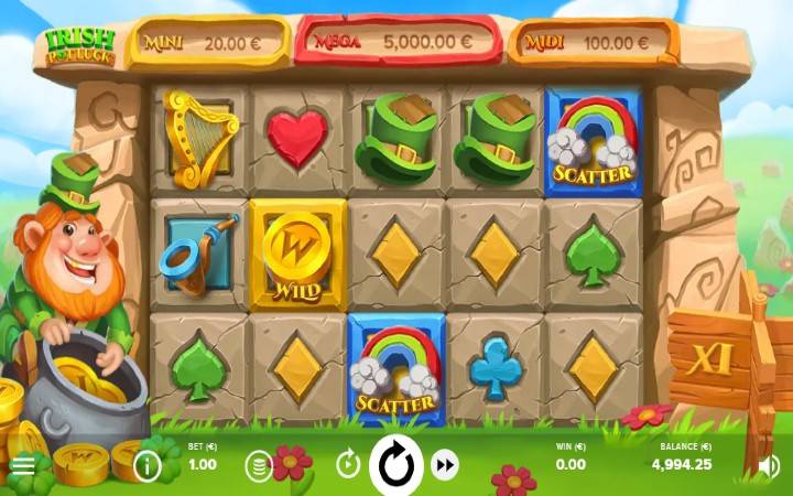 Irish Pot Luck-NetEnt-online casino bonus