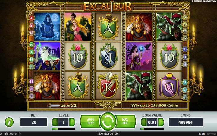 Excalibur-NetEnt-online casino bonus