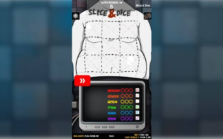 Slice and Dice-1x2 gaming-online casino bonus