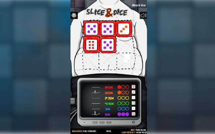 Slice and dice-1x2 gaming-online casino bonus
