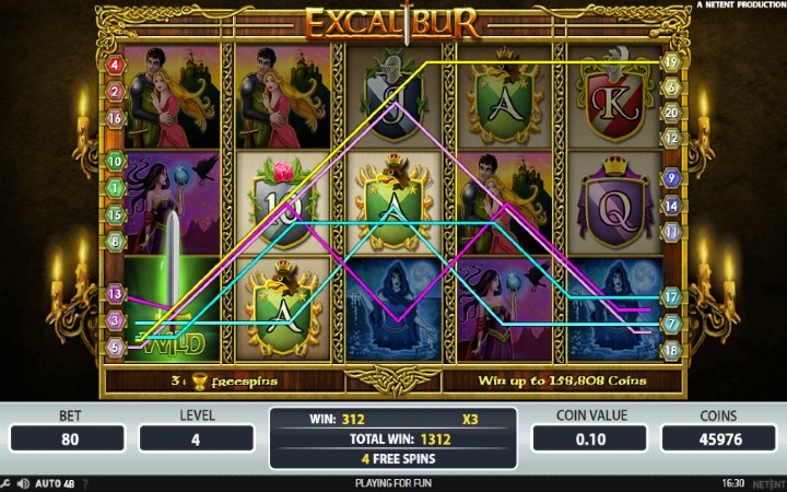 Excalibur-NetEnt-besplatni spinovi-online casino bonus