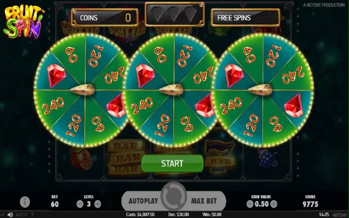 točak sreće-fruit spin-Netent-online casino bonus