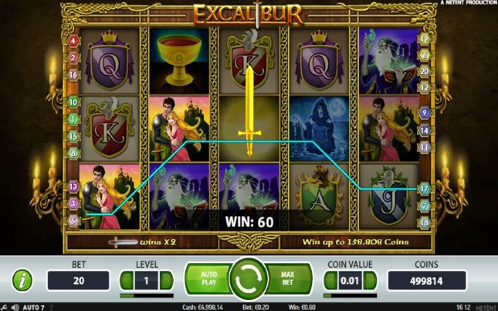 zlatni džoker-online casino bonus-Excalibur-NetEnt