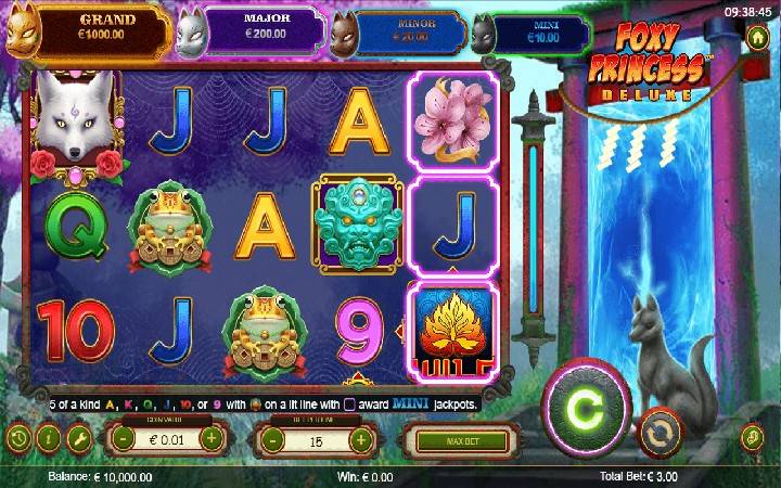 Foxy Princess Deluxe Online Casino Bonus