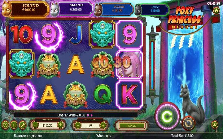 Foxy Princess Deluxe Online Casino Bonus
