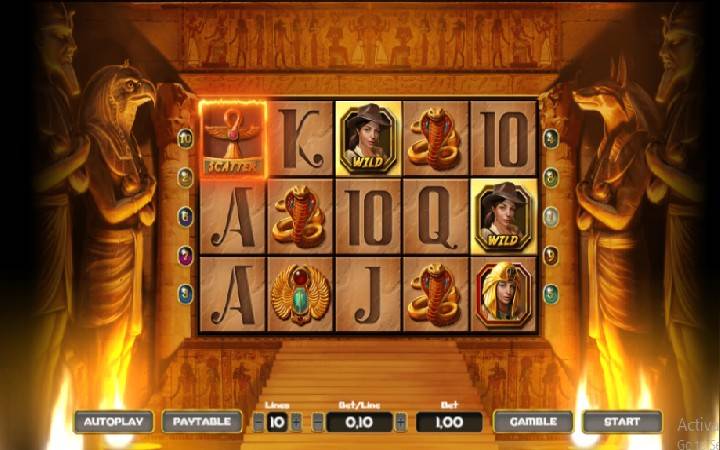Lara Jones is Cleopatra Online Casino Bonus