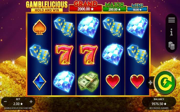 Gamblelicious Hold and Win-Booming Games-online casino bonus