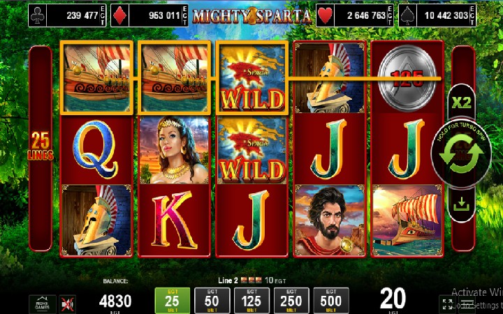 Mighty Sparta Online Casino Bonus