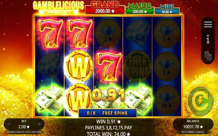 Gamblelicious Hold and Win-booming games-besplatni spinovi-online casino bonus