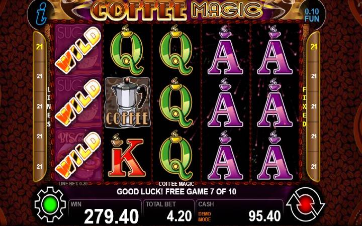 Coffee Magic-CT Interactive-besplatni spinovi-online casino bonus