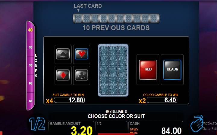 40 Brilliants Online Casino Bonus