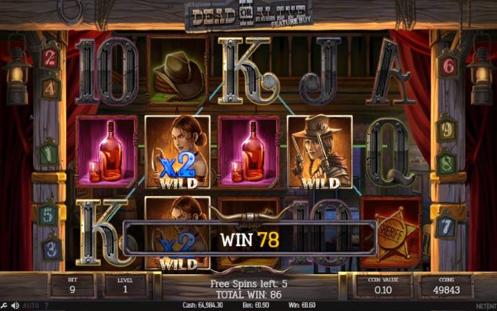 Dead or Alive 2 Feature Buy-High Noon Saloon-online casino bonus-NetEnt