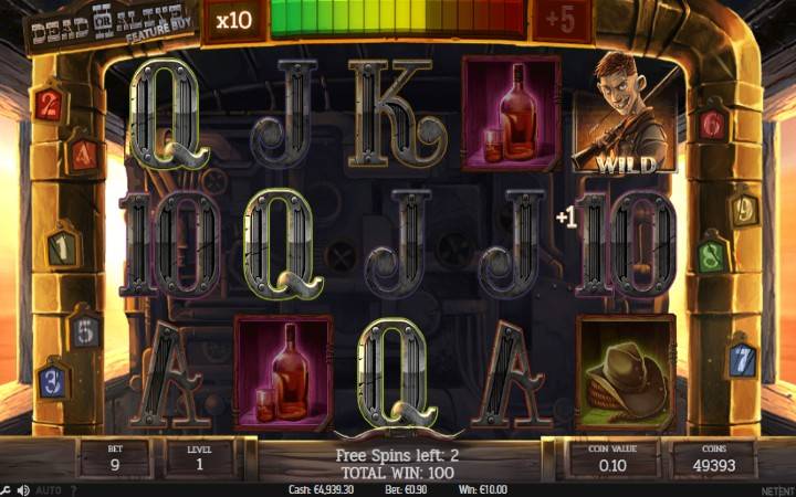 Dead or Alive 2 Feature Buy-NEtEnt-online casino bonus-train heist