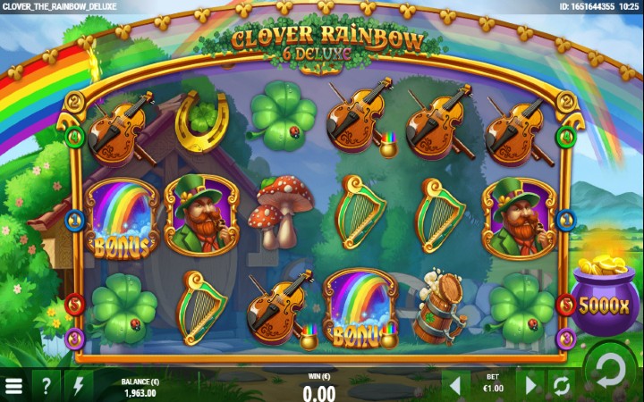 Bonus-Clover Rainbow 6 deluxe-online casino bonus-relax