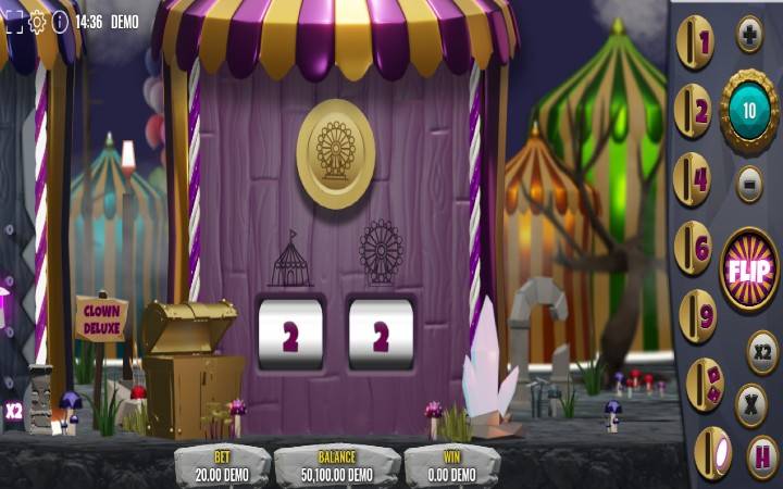 Clown Fever Deluxe-coin flip bonus-online casino bonus-ct interactive