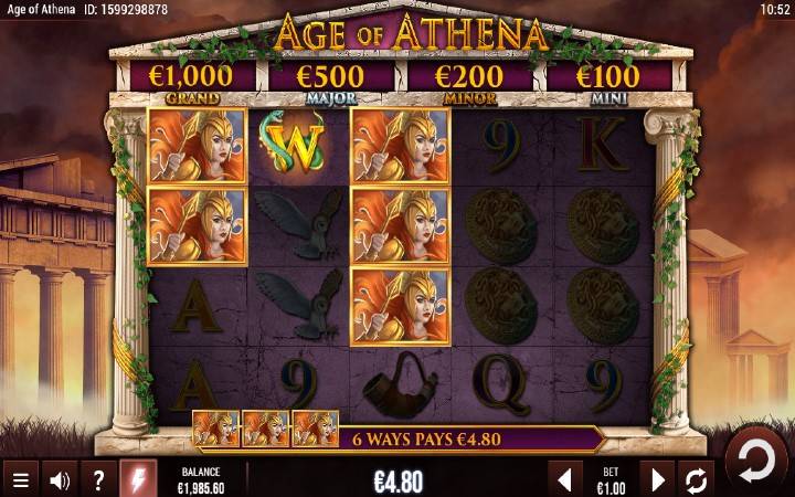 Age of Athena-džoker-relax-online casino bonus