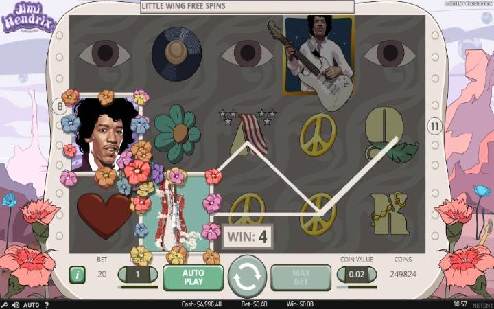Jimi Hendrix Online Slot-džoker-NetEnt-online casino bonus