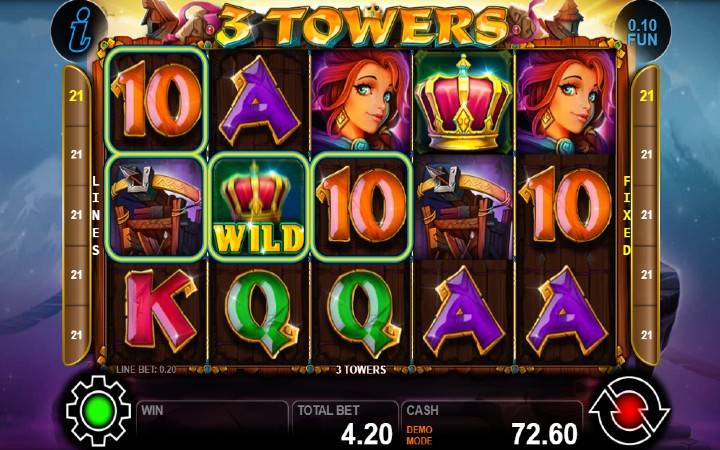 3 Towers-džoker-online casino bonus-CT Interactive