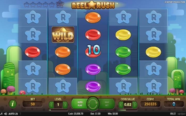 Reel Rush-džoker-online casino bonus-NetEnt