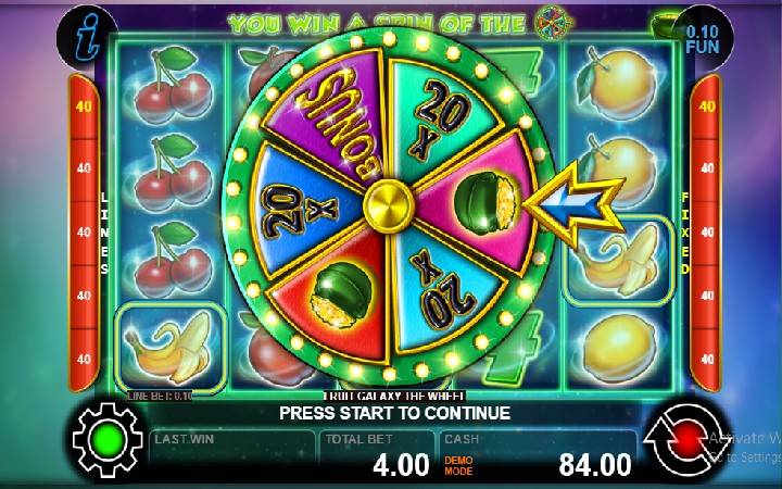 Fruit Galaxy the Wheel