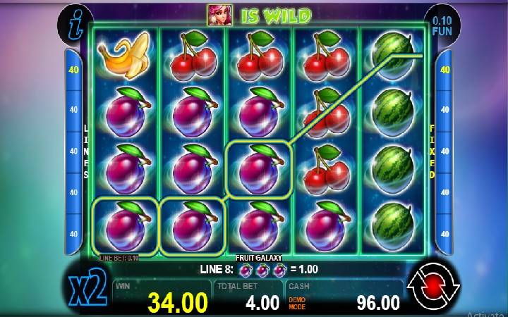 Fruit Galaxy Online Casino Bonus