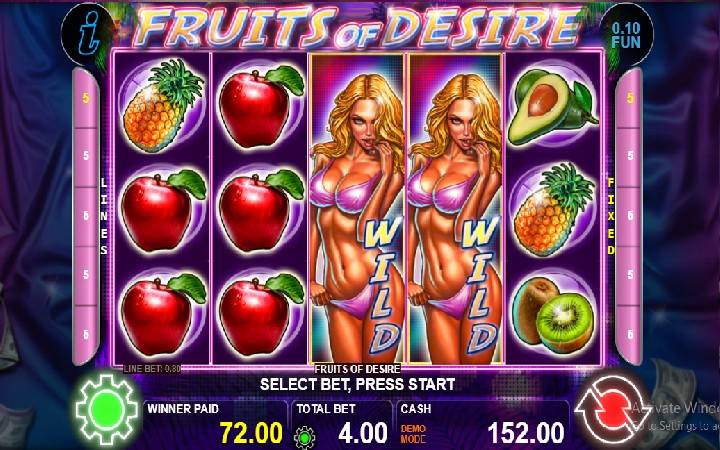 Fruits of Desire Online Casino Bonus