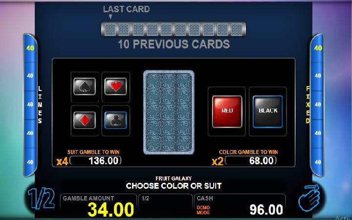 Fruit Galaxy Online Casino Bonus