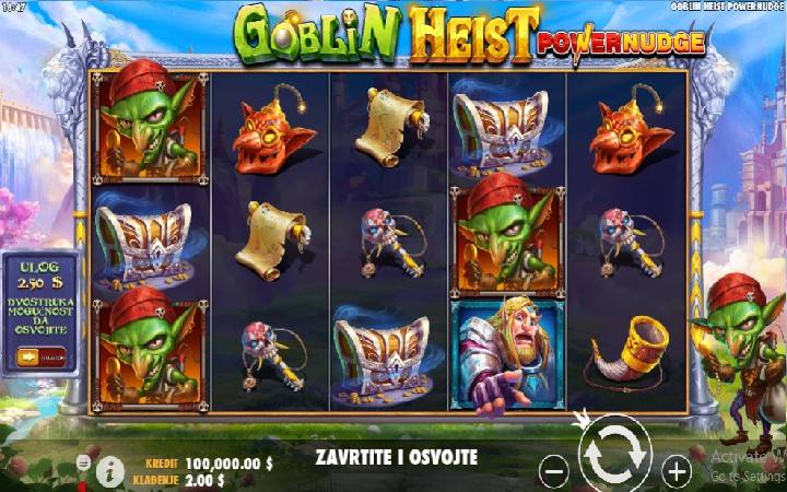 Goblin Heist Powernudge Online Casino Bonus