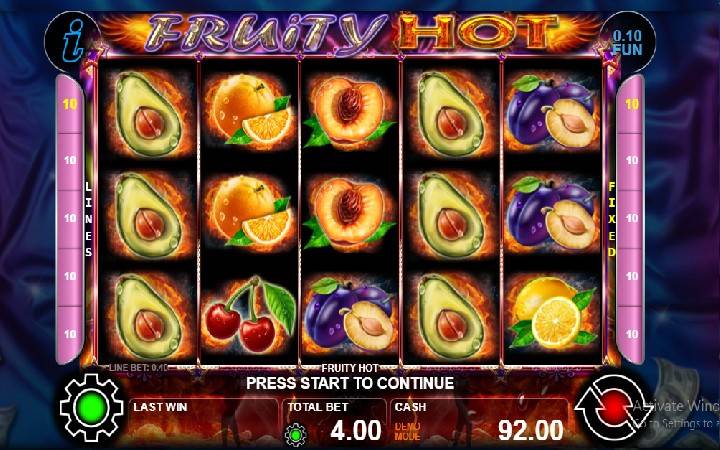 Fruity Hot Online Casino Bonus