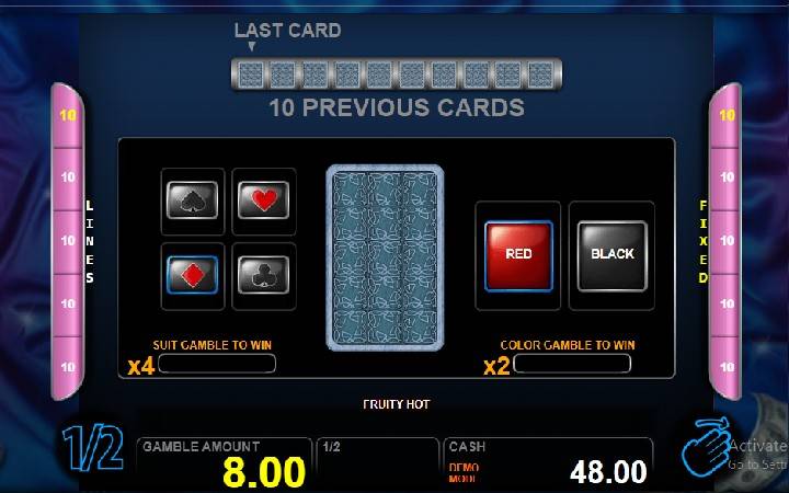 Fruity Hot Online Casino Bonus