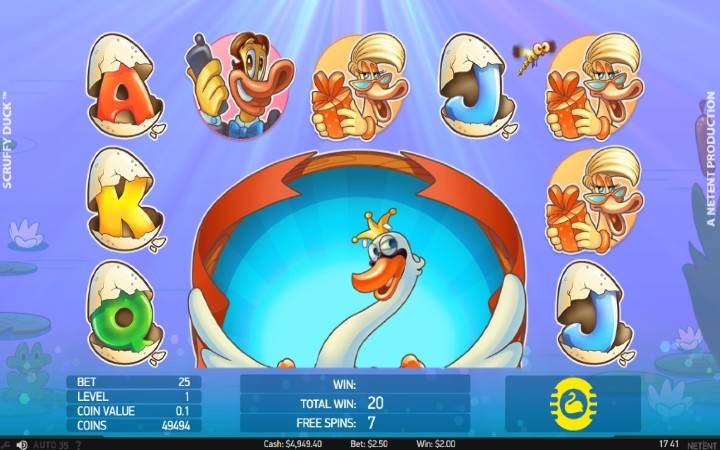 Scruffy Duck-netent-besplatni spinovi-džonovski simboli-online casino bonus
