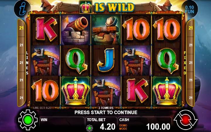 3 Towers-online casino bonus-CT Interactive