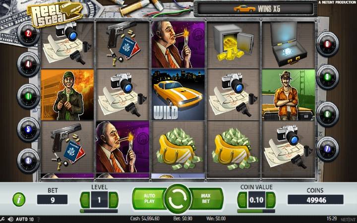 The Reel Steal-online casino bonus-NetEnt