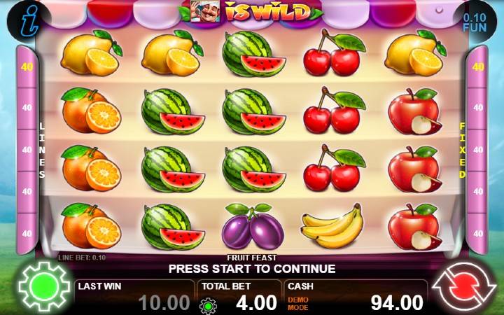 Fruit Feast-CT Interactive-online casino bonus