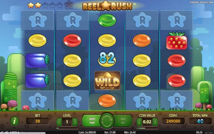Reel Rush-Respin Bonus-online casino bonus-NetEnt