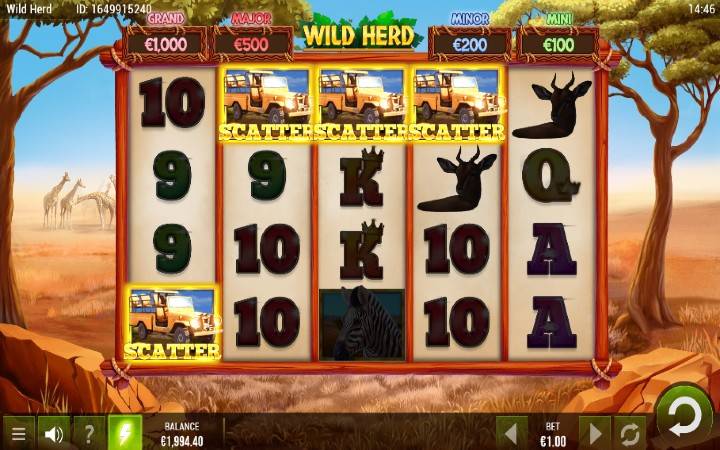 Wild Herd-online casino bonus-scatter-relax