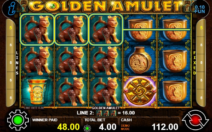 Golden Amulet-dobitak-ct interactive-online casino bonus