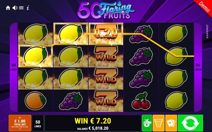 50 Flaring Fruits-džoker-gamomat-online casino bonus