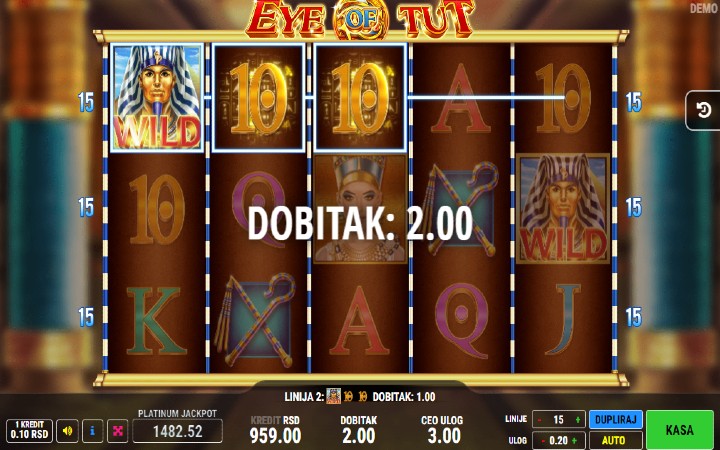 Eye of Tut-džoker-online casino bonus-fazi