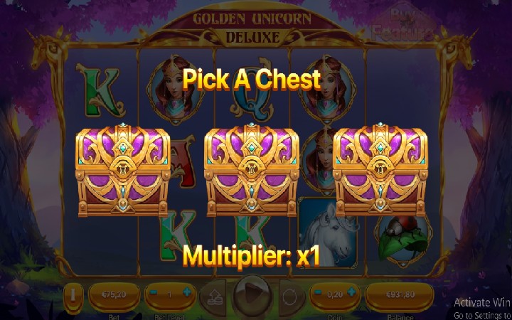 Golden Unicorn Deluxe Online Casino Bonus