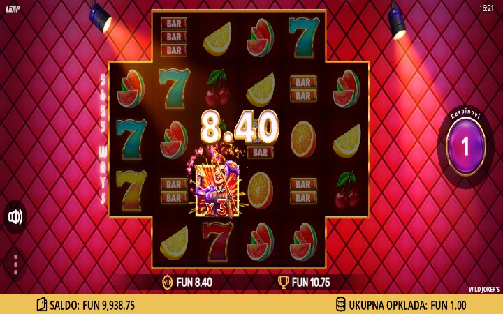 respin bonus-wild joker-online casino bonus
