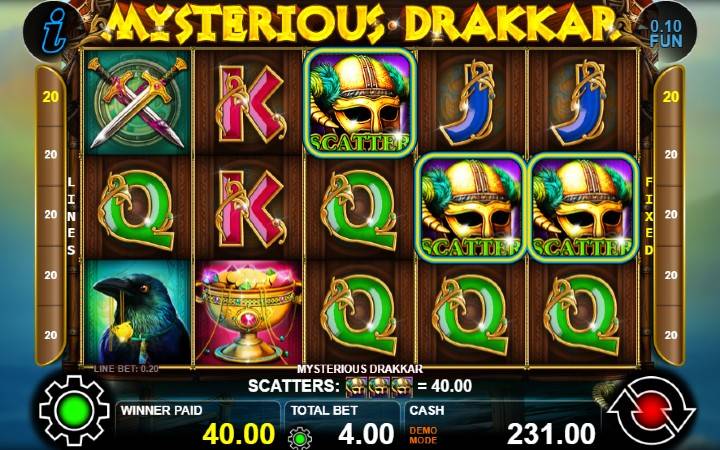 Mysterious Drakkar-scatter-ct interactive-online casino bonus