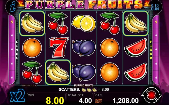 Purple Fruits-scatter-online casino bonus-banana-ct interactive